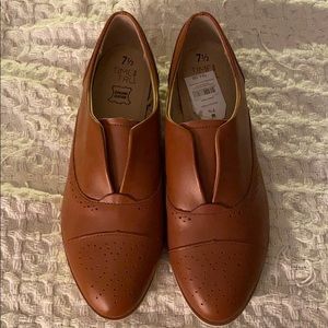 Women’s light brown loafers